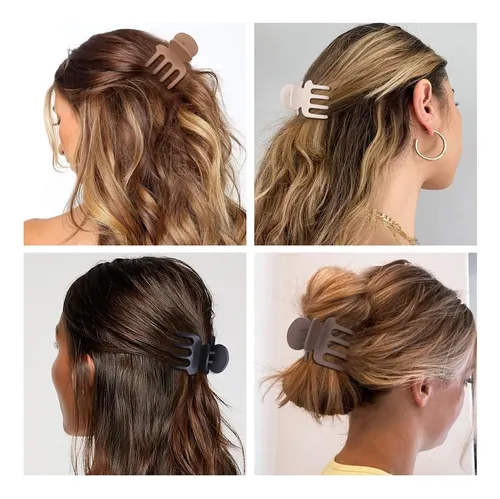 Pinzas Pequeñas Para El Cabello De 8 Piezas, 2 Estilos De Pi 8 Pcs-set