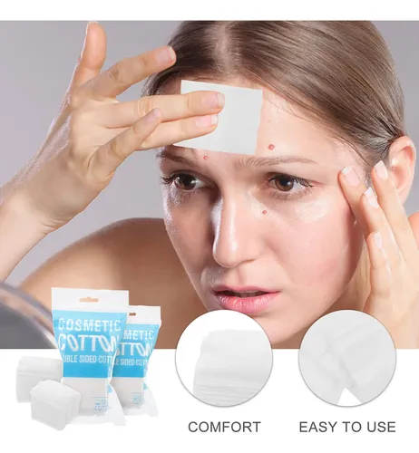 200pcs Discos De Algodón Para Maquillaje Removedor De Rostro