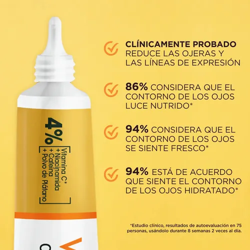 Garnier Express Aclara Crema De Ojos Reducción Ojeras Vit C
