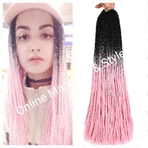 * Extensión Pelo Senegalés Reutilizables Crochet X 30u #1/5