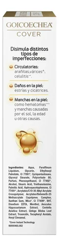 Goicochea Cover Base Para Piernas Unificador Hidratante 95g