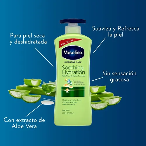 Vaseline Soothing Hydration Crema Corporal Hidratante 600ml