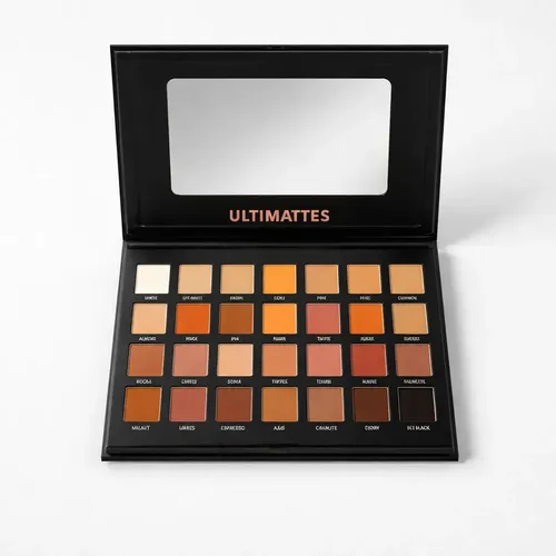 Paleta De Sombras Coco Urban 35 Tonos +10 Brochas Kabuki Negro