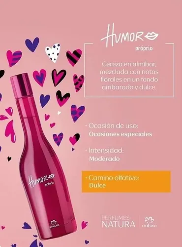 Perfume Fragancia Femenino Humor Proprio 75 Ml Natura