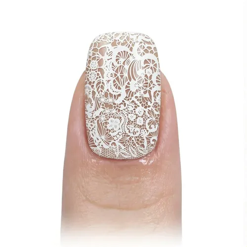 Calcos Para Uñas Transfer Encaje Trendy 10 Estilos Diferente