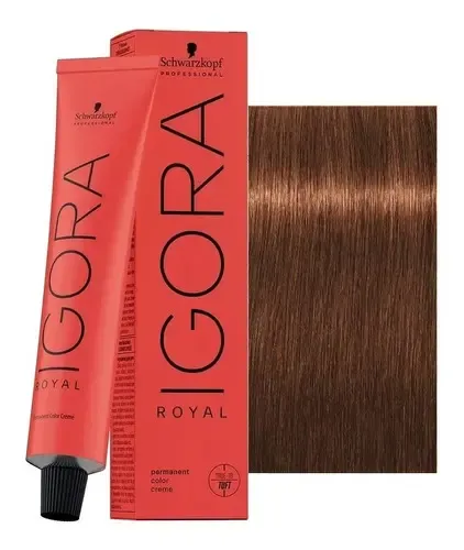 Tinte Permanente En Crema Igora Royal Tubo De 60g Tono 5-6