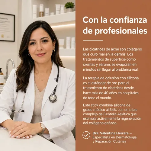 Stick Reparador De Cicatrices Silicona Para Cuidado Acne