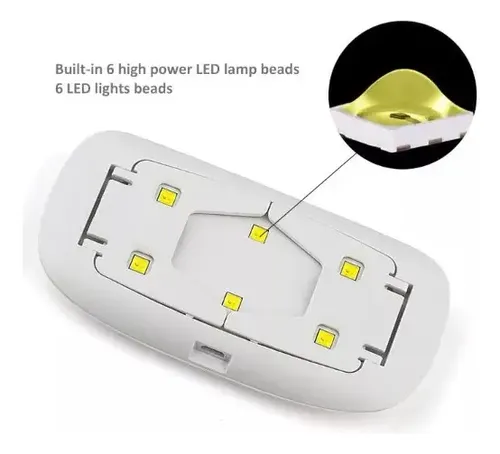 Mini Cabina Para Uñas Uvled Sunmini Usb 6w