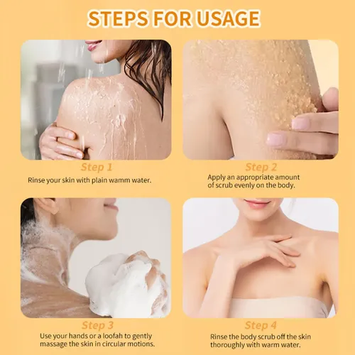 ‘n– 2 Paquetes De Exfoliante Corporal Con Cúrcuma, Limpiador