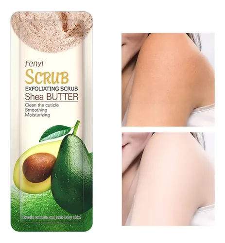 Exfoliante Corporal Con Manteca De Karité, Limpieza Profunda E Hi