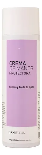 Crema De Manos Biobellus Silicona Aceite De Jojoba 200gr