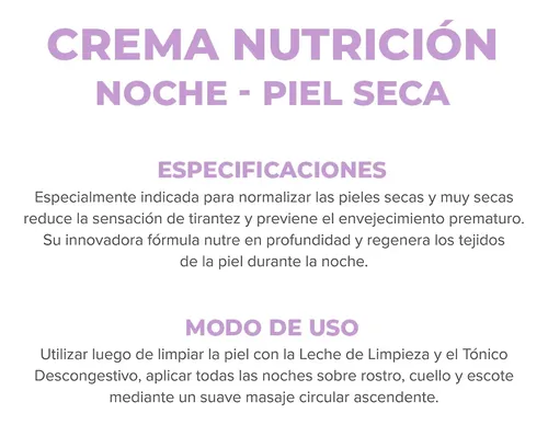 Dermaglós Facial Crema Nutritiva De Noche Pieles Secas Muy Secas Antiarrugas Antiedad
