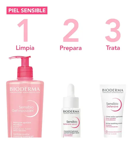 Bioderma Sensibio Gel Moussant – Gel Limpiador Suave Para Pi