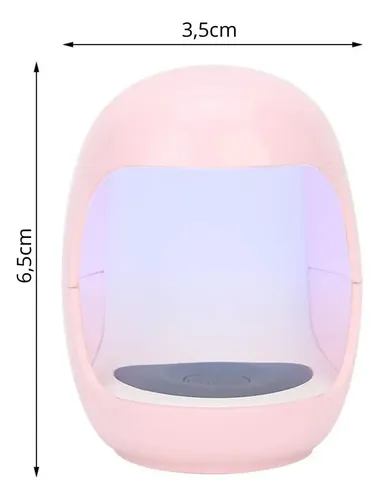 Mini Lampara Uv Led Usb Secado Esmalte De Uñas Q3