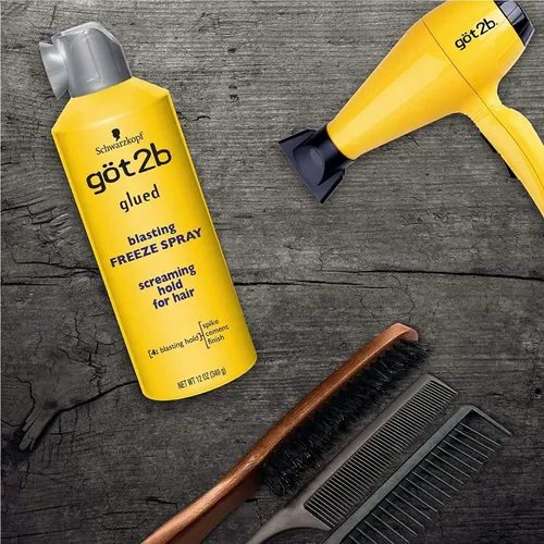 Got2b Glued Blasting Freeze Fijador Pelo Pelucas 12 Onzas