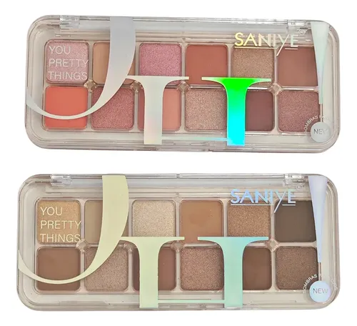 Paleta Sombras Para Ojos Oh! Metalizadas Maquillaje Saniye
