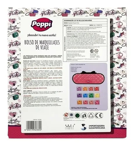Maquillaje Estuche Bolso Poppi Nena Nuevo Cod S22360 Bigshop