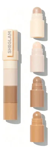 Contorno E Iluminador Sheglam Lápiz Bronceador Facial Tan