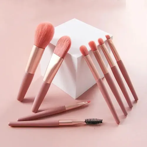 Juego De Brochas De Maquillaje, 4 Kits, Pelo Sinté