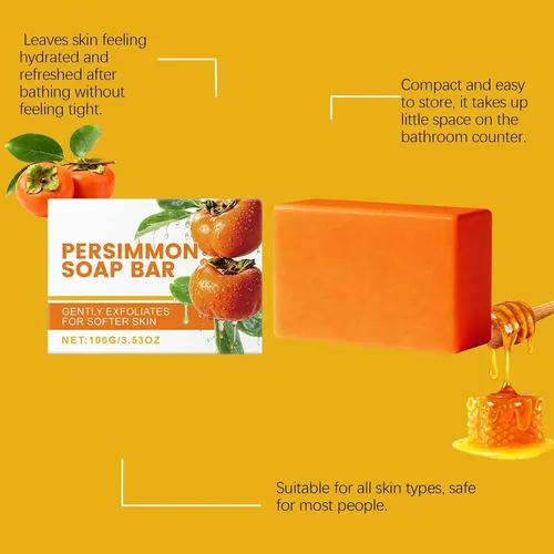 Set De Jabón Y Gel De Baño De Caqui: Cuidado Corporal Diario