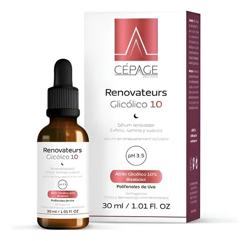 Cepage Serum Renovateurs Con Acido Glicolico 10% X 30 Ml