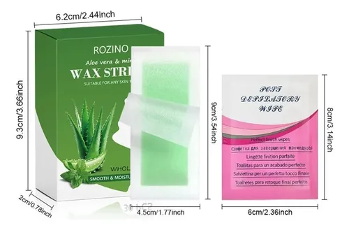 Tiras De Depilación Corporal Beauty Con Aloe Vera Preaplicad