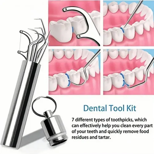 2026 Kit Y Limpieza Y Dientes Portátil Y 7 Piezas Rt