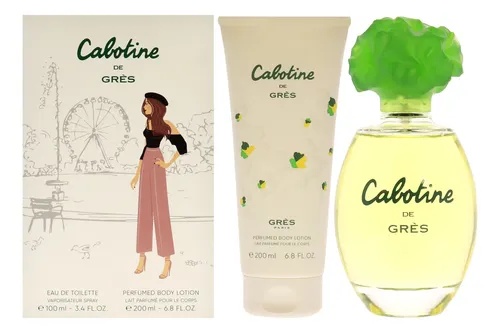Cabotine De Parfums Gres Para Mujer – Set Regalo 2 Piezas 100 Ml Edt, 201 Ml Loción Corporal