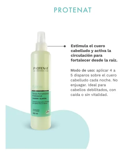 Shampoo 280ml Acondicionador 280ml Tónico 260ml Linea Fuerza
