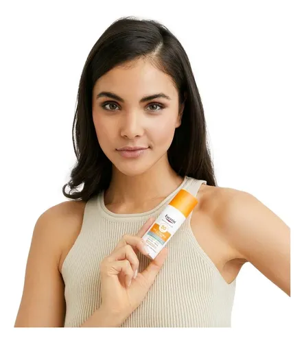 Eucerin Sun Fps50 Oil Control Tinted Toque Seco Medio