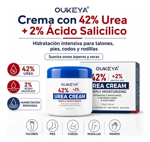 Exfolia Hidrata Crema De Urea Pies Talones Agrietados 2x150g