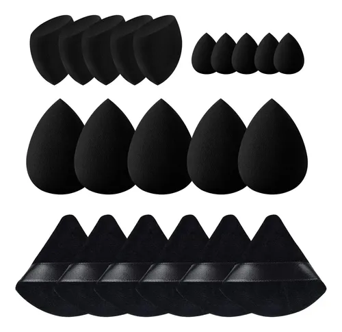Paquete De 21 Esponjas De Maquillaje Negras Beauty Blender: