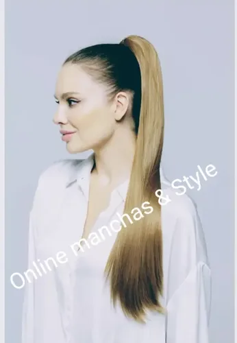 * Extensión Pelo Broche Cola Ponytail Lacio 62cm /#27