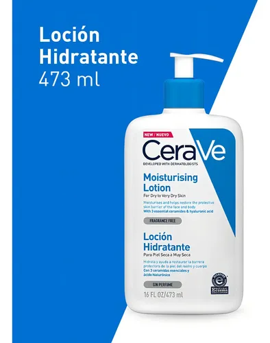 Loción Hidratante Cerave Para Piel Seca A Muy Seca 473 Ml