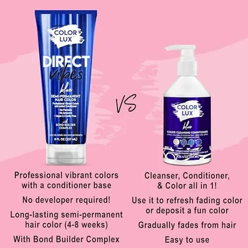 Color Lux Direct Vibes, Tinte Semipermanente Para Cabello Y