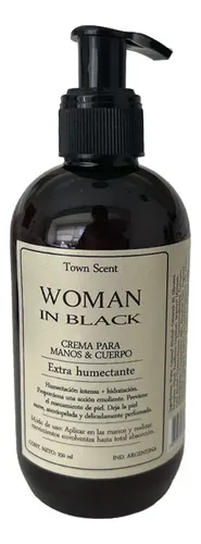 Crema Manos Y Cuerpo Mujer Town Scent Woman In Black X 250ml