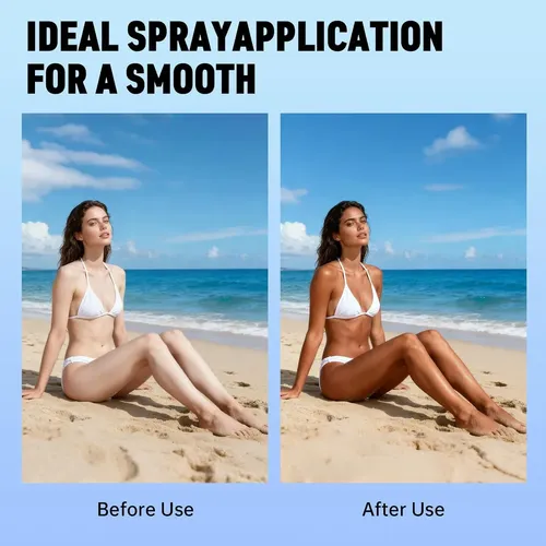 Spray Tan Gun Beauraise Con Carga Usb Inalámbrica, Color Neg