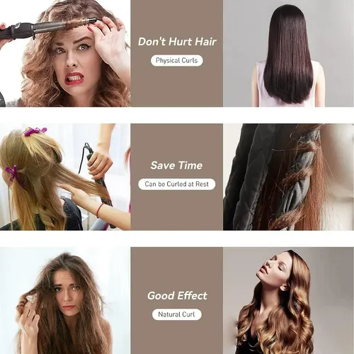 Curly Ondas Para Cabello Rizos Sin Calor Pulpo Rizador