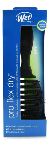 Cepillo De Pelo Wet Brush Pro Flex Dry Black Flexible