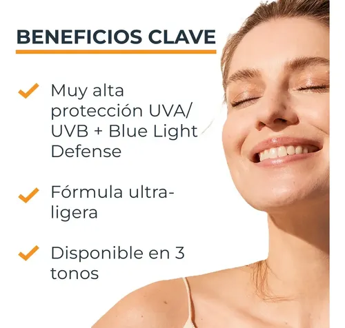Eucerin Hydro Fluid Protector Solar Facial Tono Claro Fps 50