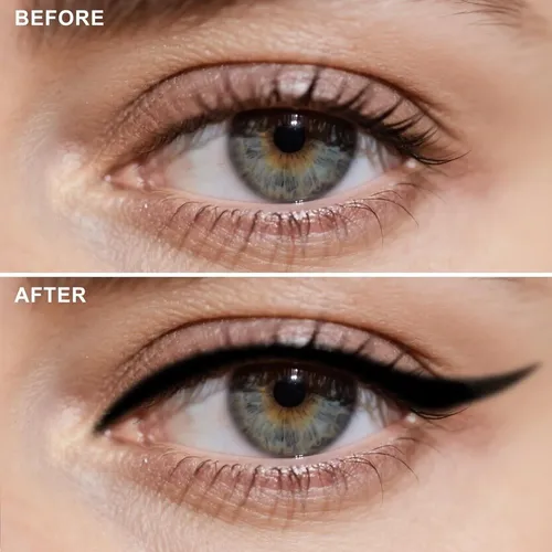 Lápiz Delineador Gel De Larga Duración Heci Beauty Negro