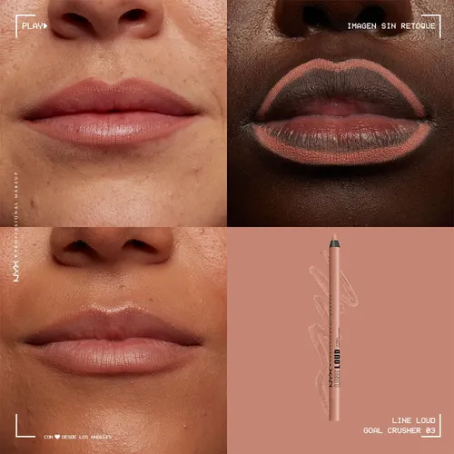 Delineador De Labios Nyx Professional Makeup Line Loud