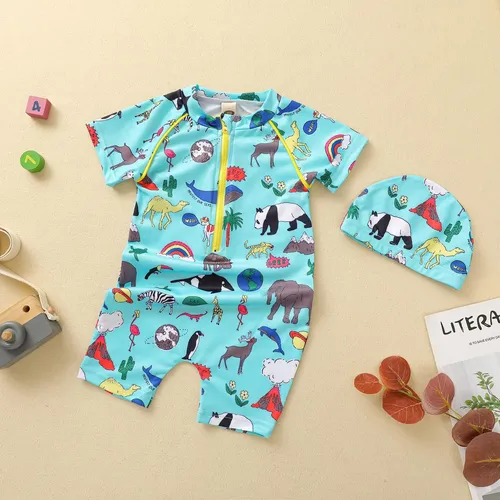 Traje De Baño De Playa De Una Sola Pieza Con Cremallera Para