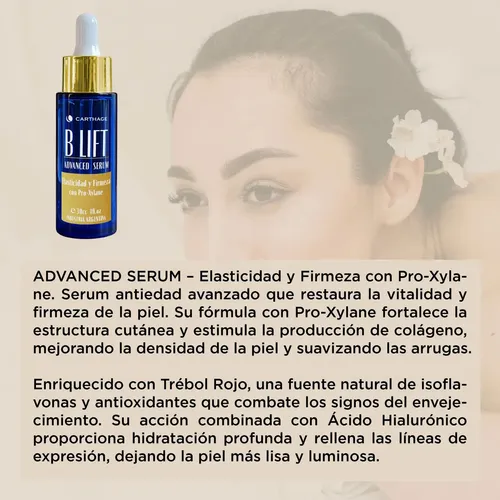 Serum Reafirmante Carthage Antiarrugas Hialuronico B Lift 30