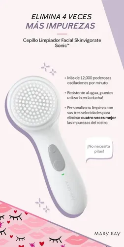 Cepillo Limpiador Facial Skinvigorate Sonic Mary Kay