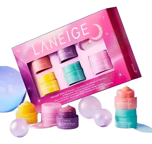 Laneige Lip Mask Midnight Minis 5 Sabores Hidratante Setx5