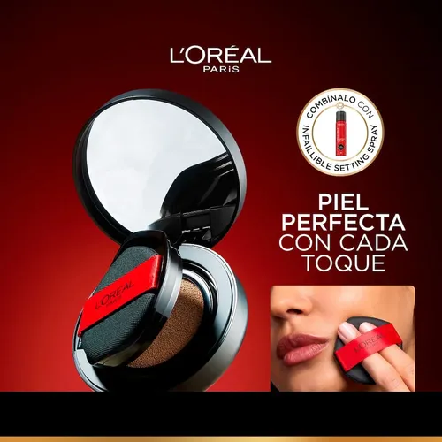 Base En Polvo L’oreál Paris Infaillible Cushion Foundatio…