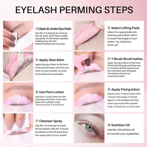 Kit Iconsign Para Permanente De Pestañas/cejas Profesional