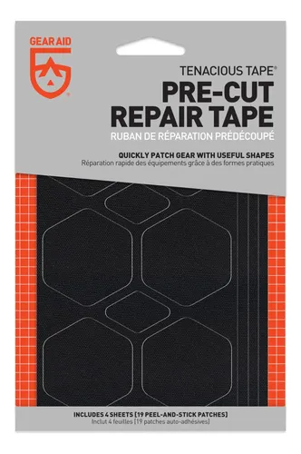 Cinta Tenacious De Gear Aid Para Parches De Reparación De En Negro