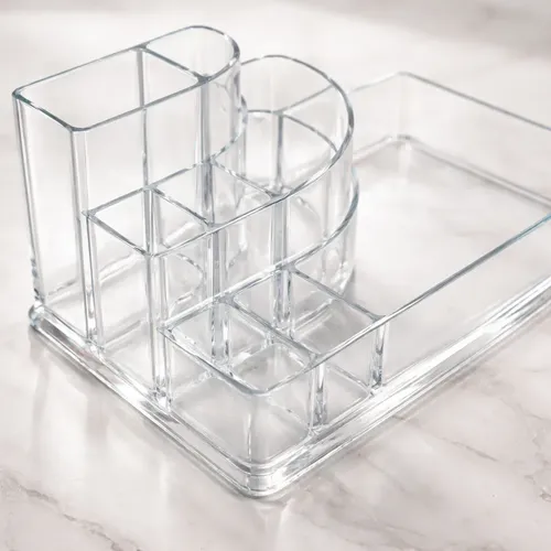 Organizadores Acrílico X2 Maquillaje Cosméticos Transparente